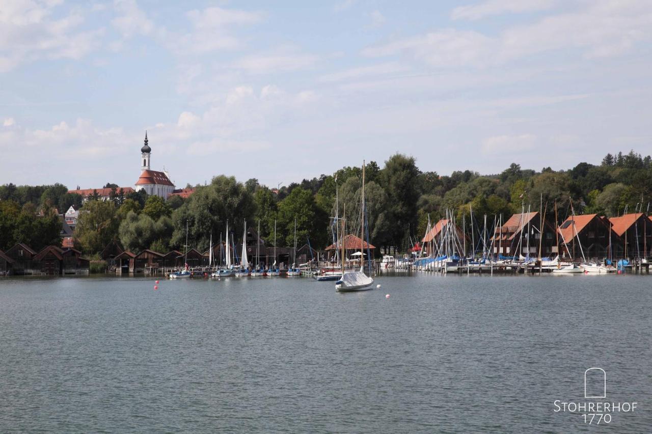 5 Sterne Penthouse-Loft Gut Stohrerhof Bis 4 Personen Dießen am Ammersee Esterno foto