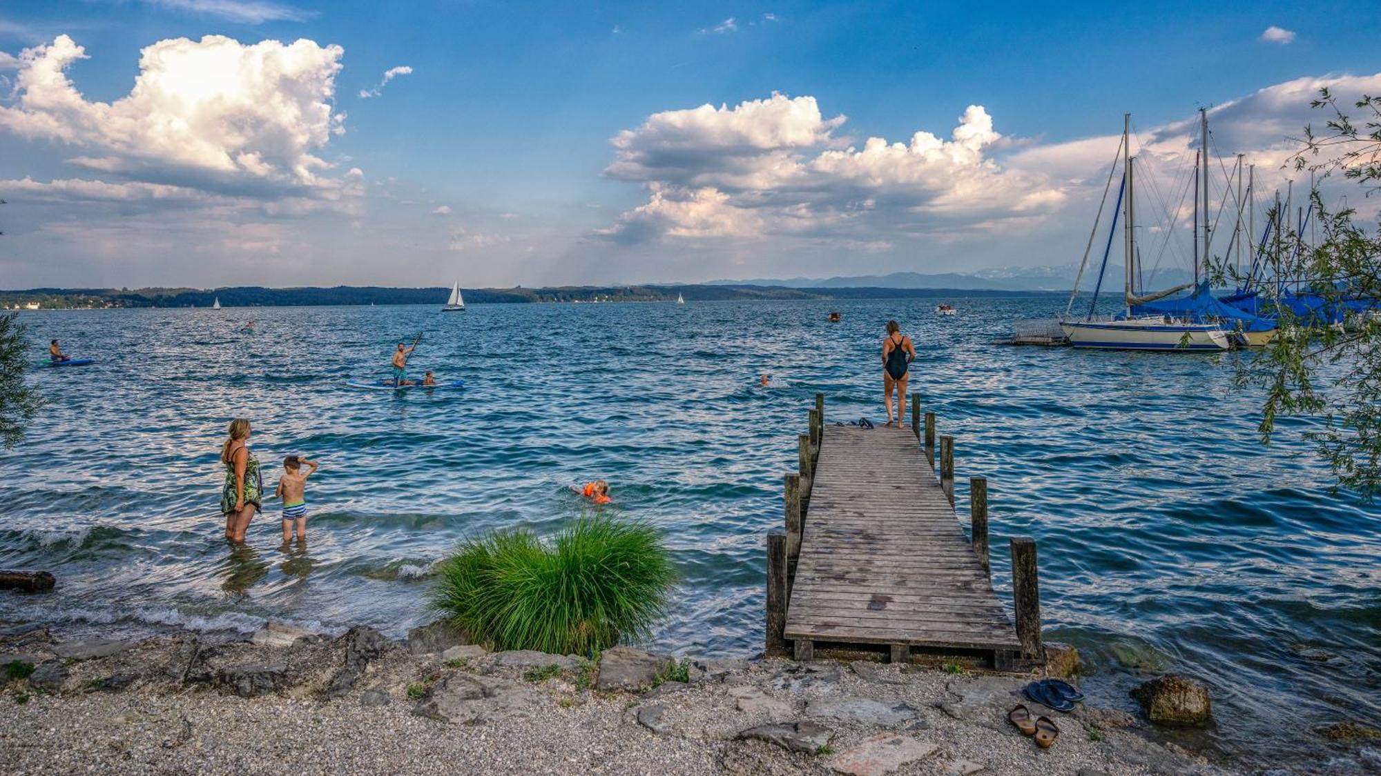 5 Sterne Penthouse-Loft Gut Stohrerhof Bis 4 Personen Dießen am Ammersee Esterno foto