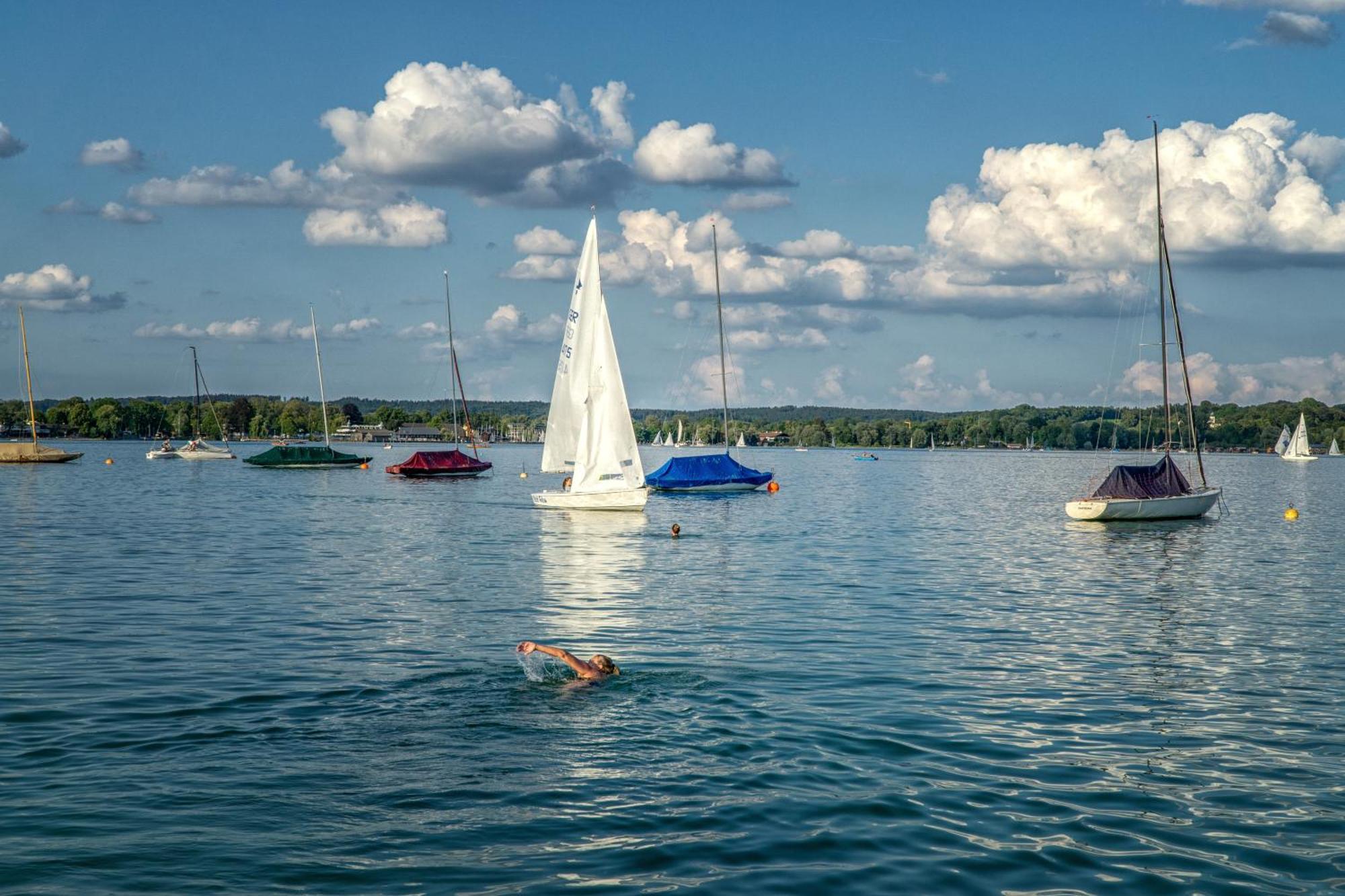 5 Sterne Penthouse-Loft Gut Stohrerhof Bis 4 Personen Dießen am Ammersee Esterno foto