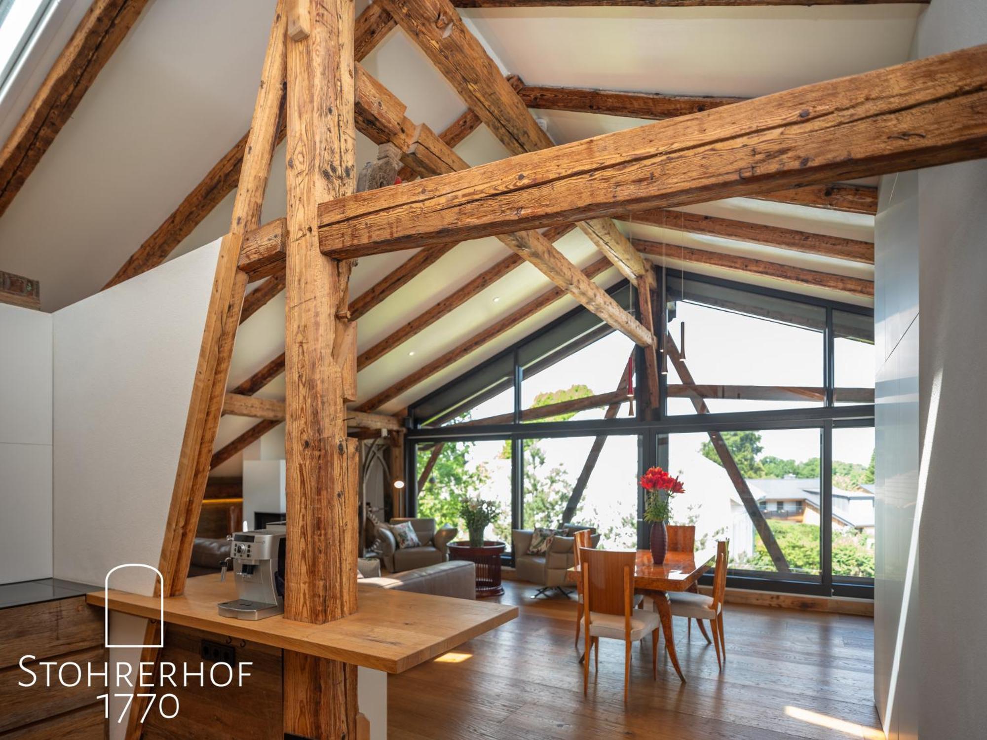 5 Sterne Penthouse-Loft Gut Stohrerhof Bis 4 Personen Dießen am Ammersee Esterno foto